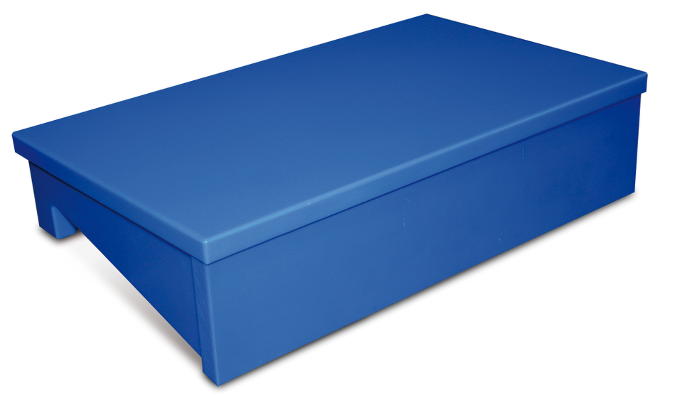 Polyethylene cutting board-display for fish counter