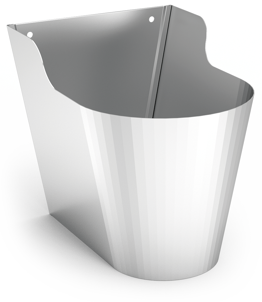 Corbeille à papier inox modèle Design po