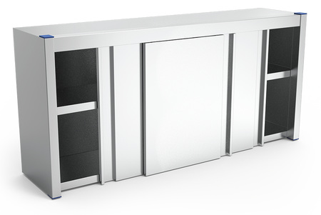 Armoire inox avec portes coulissantes. Placard inox professionnel.