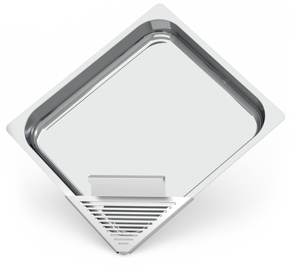 Égouttoir inox pour bac gastronorm