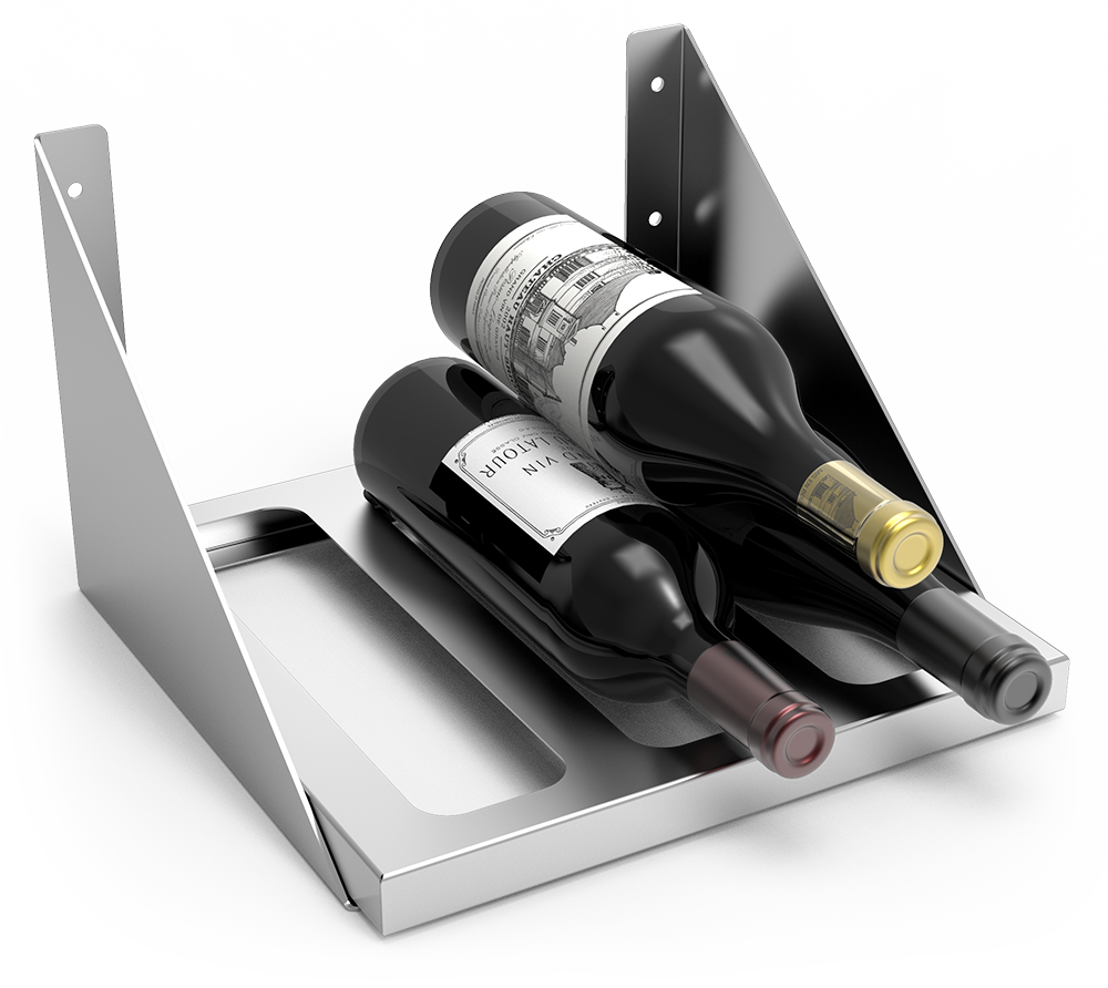 Portabottiglie Da 8 Bottiglie In Acciaio Nero DELINIA L 41 X H 19.8 X Sp 20 Cm | Leroy Merlin - Foto 11