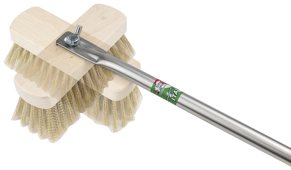 Reinigungsbürste mit schwenkbarem Grill für professionelle Backöfen
