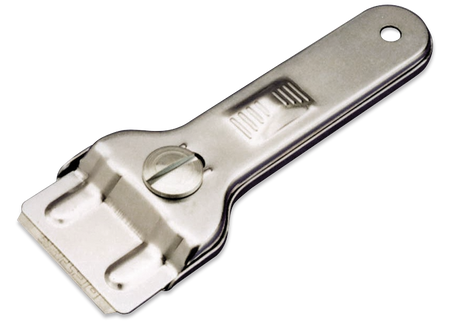 Grattoir inox pour vitrocéramique