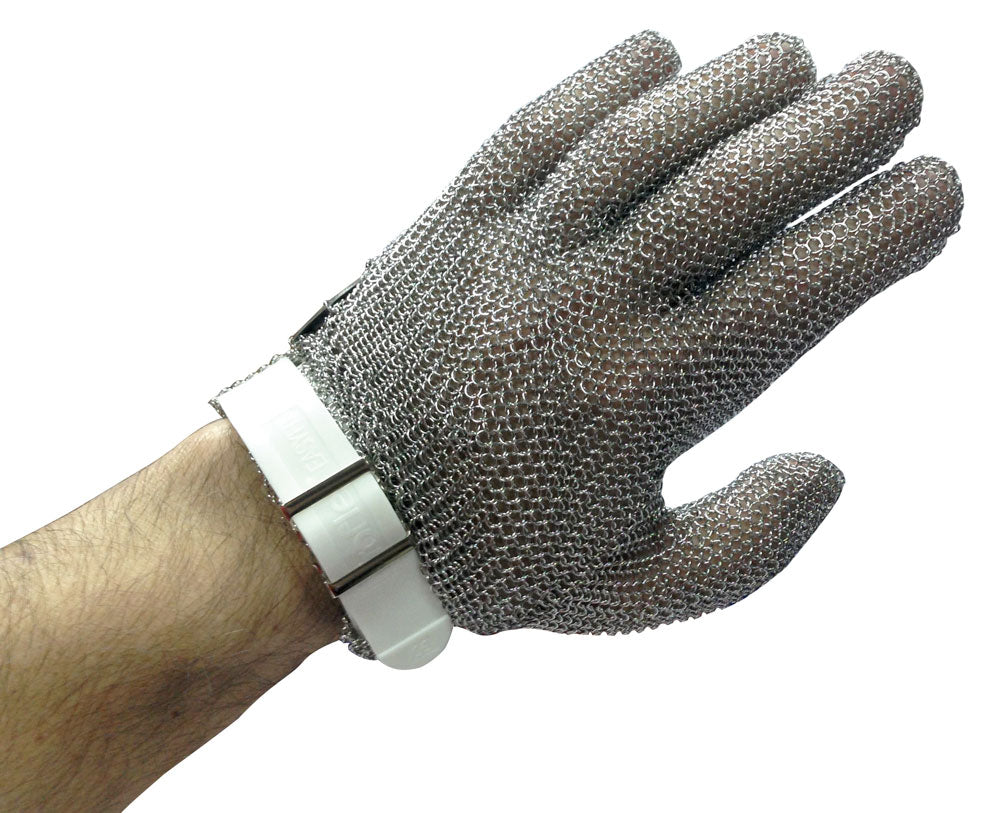 edelstahl handschuh Stechschutzhandschuh aus Edelstahl mit Verschlussarmband