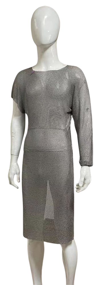 Boléro avec manche de protection en maille inox