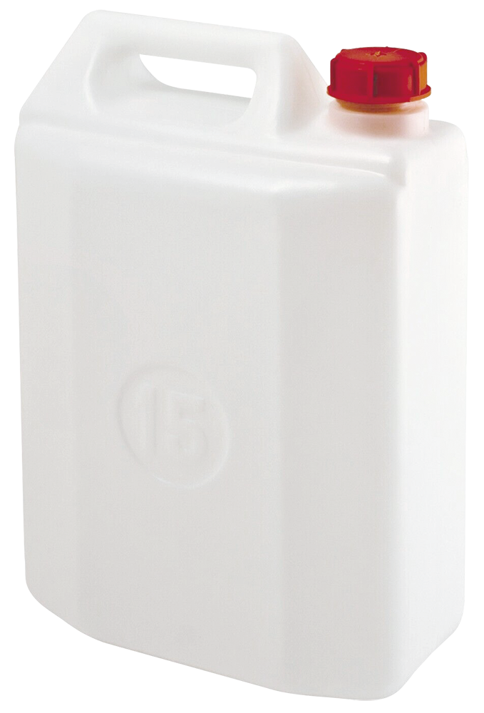 Bidon blanc 15L pour plonge et lave-mains autonomes