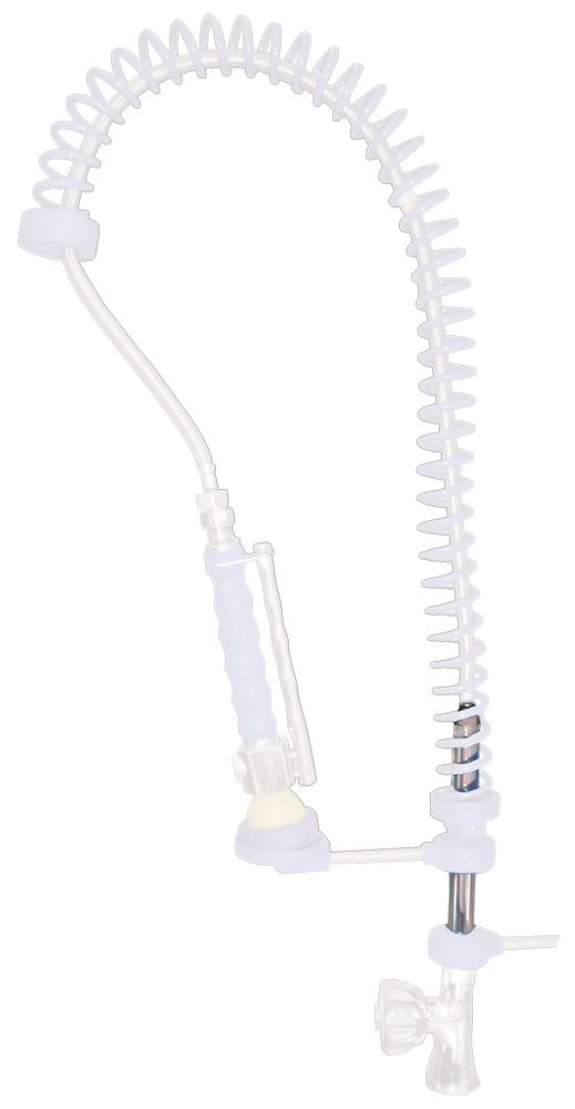 Gambo verticale molto corta per rubinetto doccia