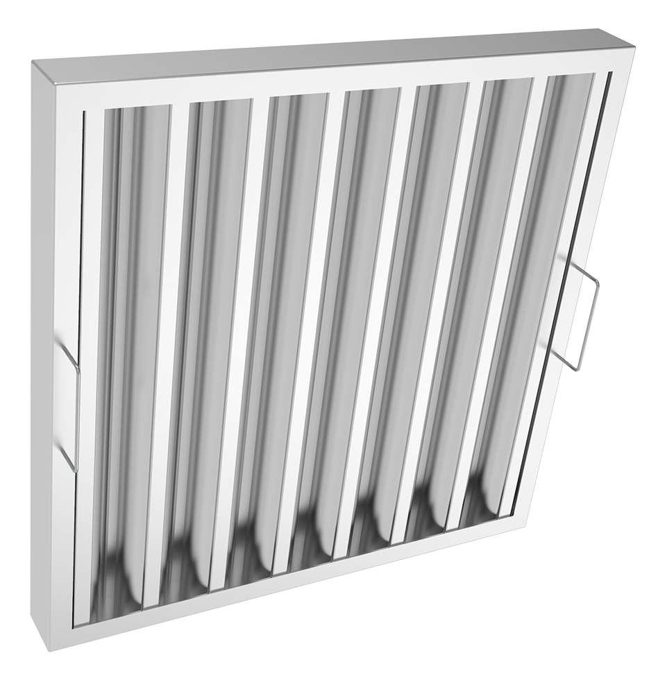 Stainless steel filter for commercial exhaust hood