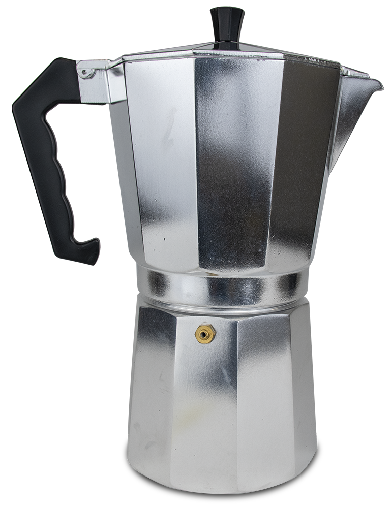Cafeteira italiana tradicional 6 ou 12 chávenas