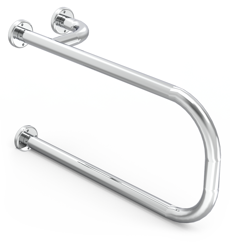 Barre d´appui inox murale pour lavabo