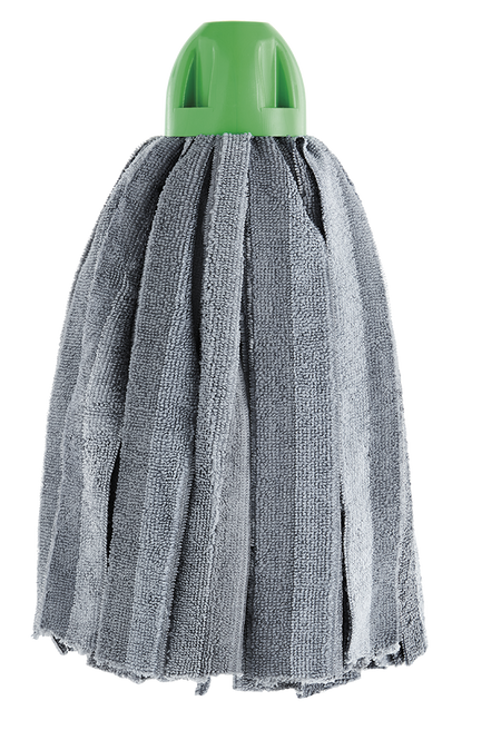 Vadrouille professionnelle avec bandes en microfibre et capuchon pro