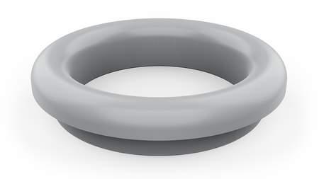 Caoutchouc gris pour trou vide ordures