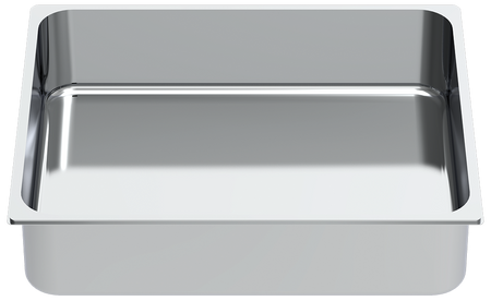 Bac gastro inox 2/1 (650x530 mm)