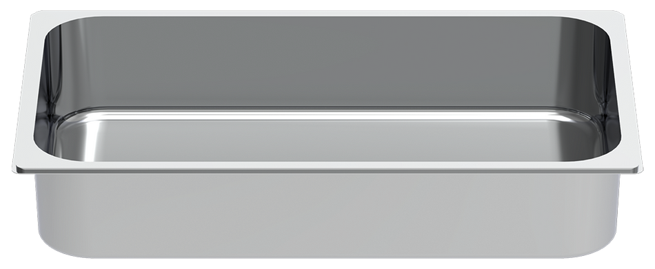 Bac gastro inox 2/4 (530x162 mm)