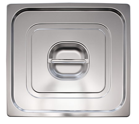 Couvercle inox pour bac gastronorme 2/3