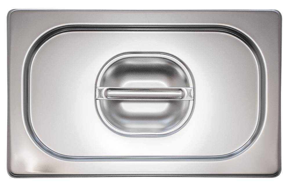 Couvercle inox pour bac gastronorme 1/4