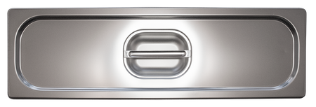 Couvercle inox pour bac gastronorme 2/4