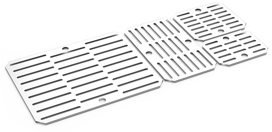 Stainless steel double bottom for gastronorm container