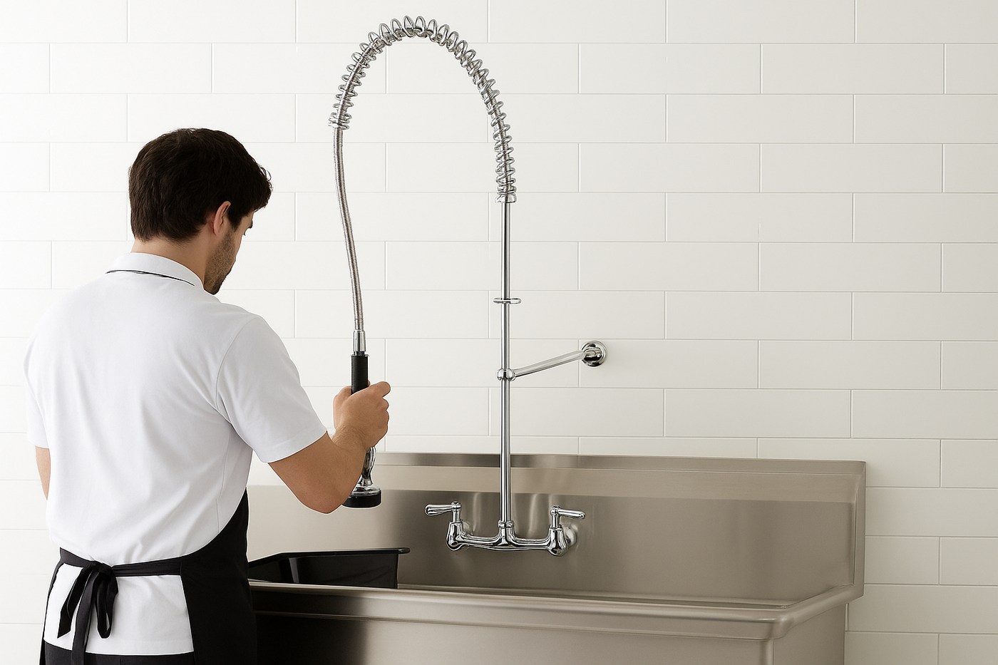 Pourquoi chaque cuisine professionnelle dépend d'une douchette à haute pression