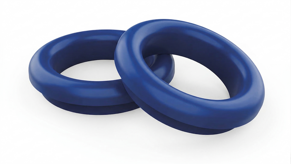 Caoutchouc  bleu pour Trou Vide-Ordures en packs