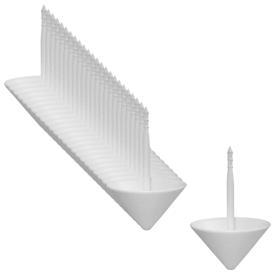 Cône pour récupérer la graisse, anti-goutte pour le jambon (25 pcs réf. 445602)