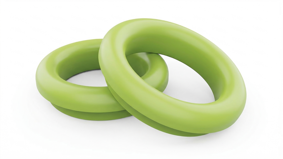 Caoutchouc vert pour trou vide ordures en packs