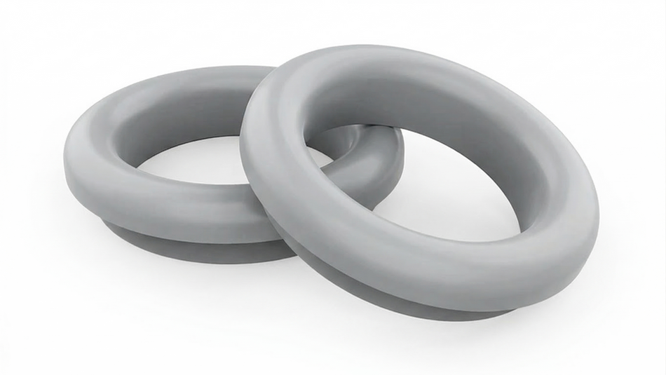 Caoutchouc gris pour trou vide ordures en packs