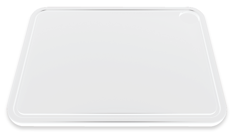Plaque de découpe de côte de boeuf rectangulaires en polyéthylène