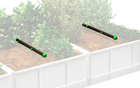 Kit d'irrigation en option pour étagère de potager urbain