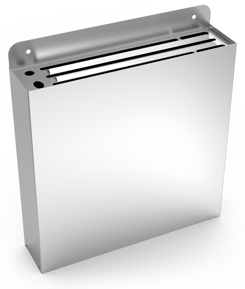 Porte couteaux inox fermé pour adosser a