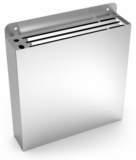 Porte couteaux inox fermé pour adosser a