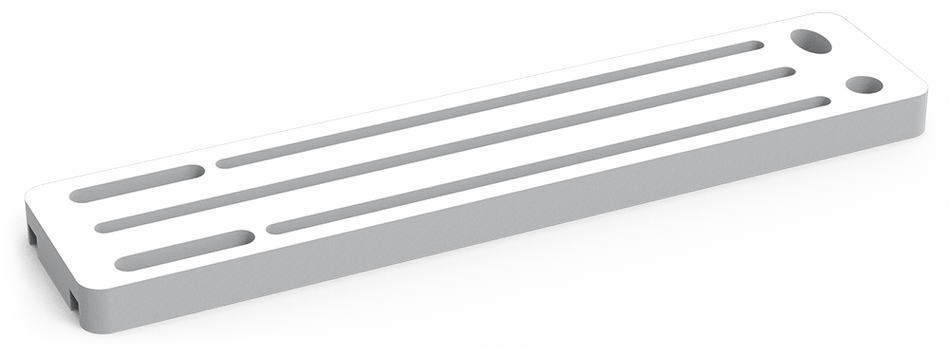 Porte-couteaux en polyéthylène blanc