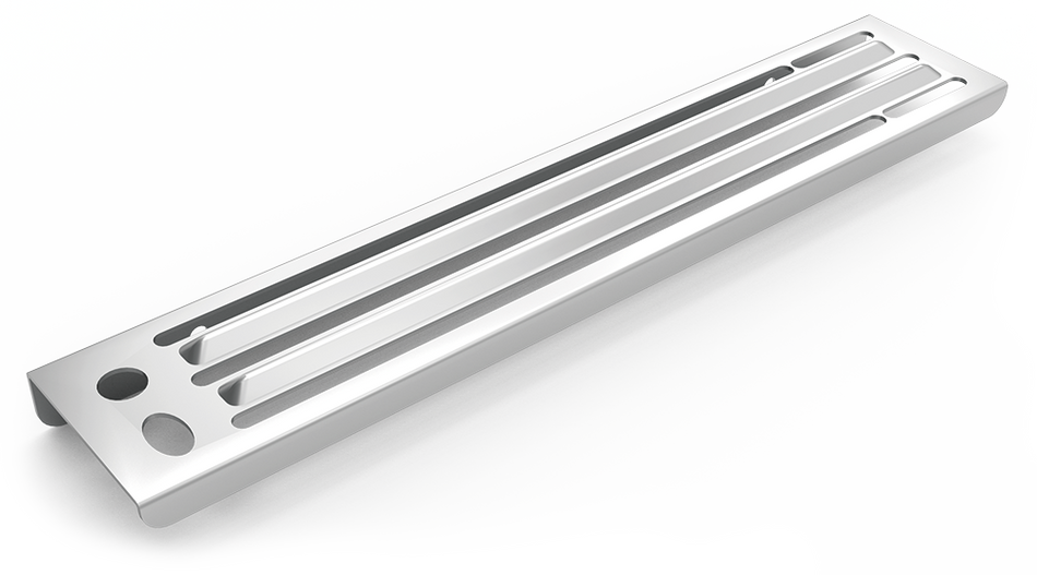Porte couteaux inox pour adosser au bill
