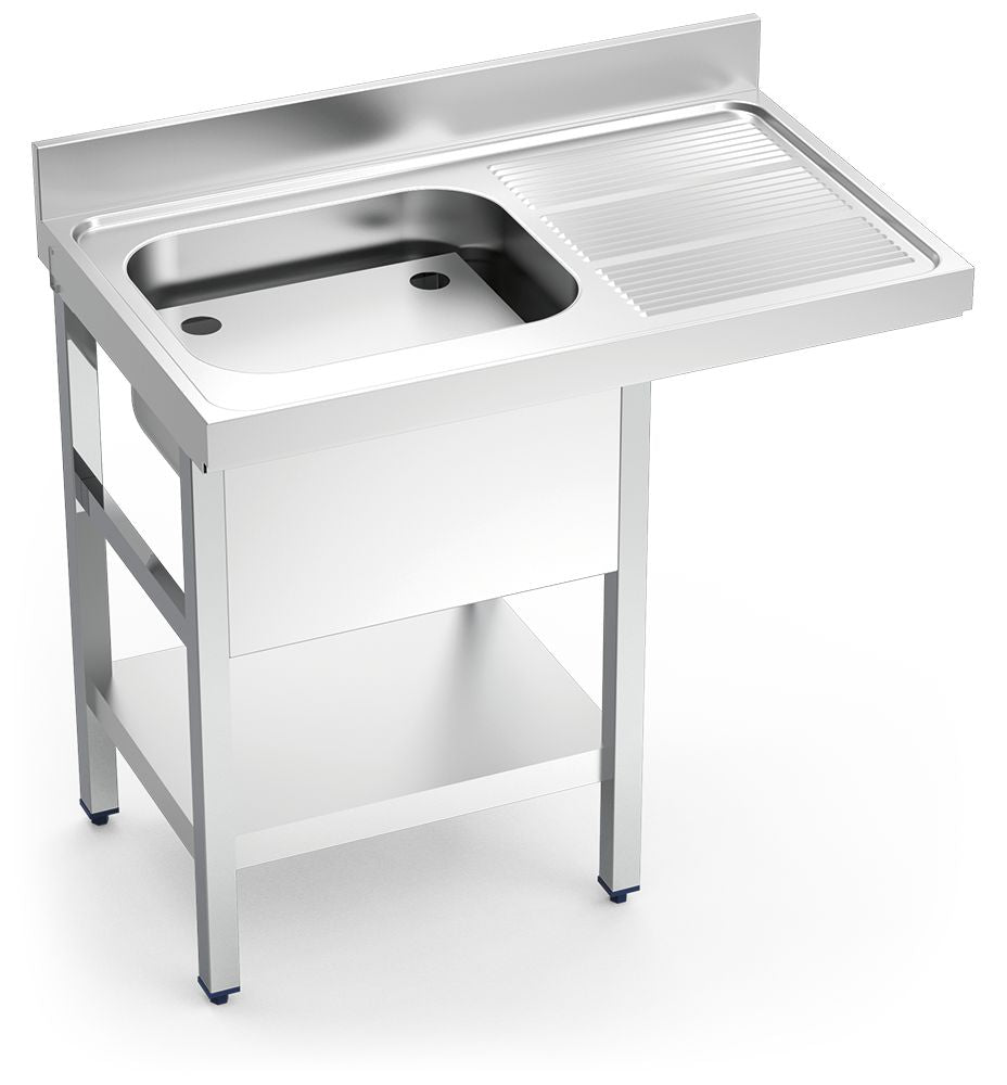 Stainless steel bottom lifter for sinks