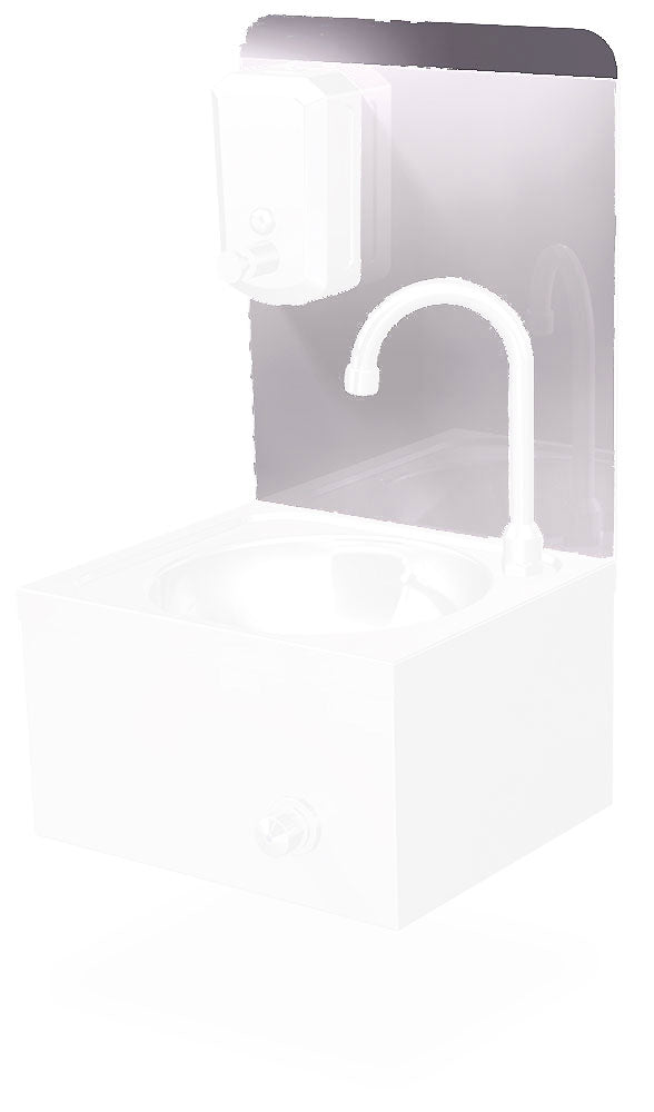 Dosseret inox amovible pour accoupler au