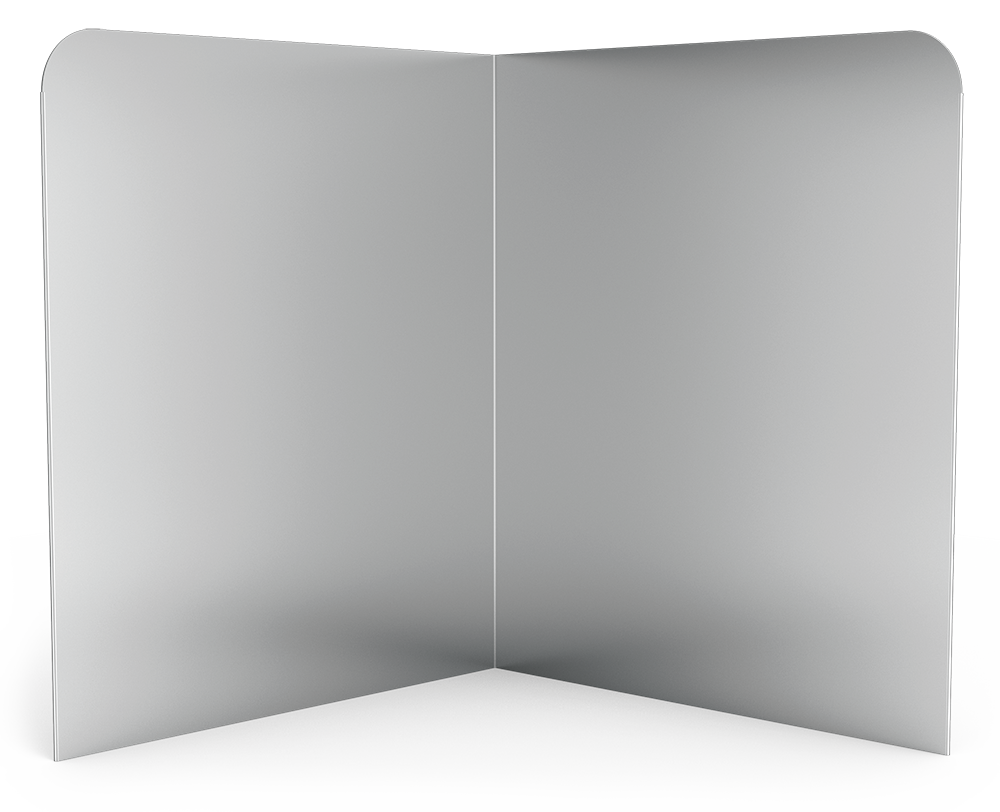 Dosseret inox d´angle