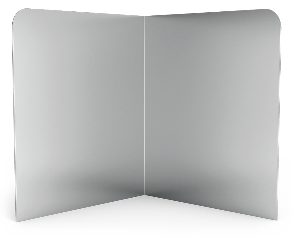 Dosseret inox d´angle