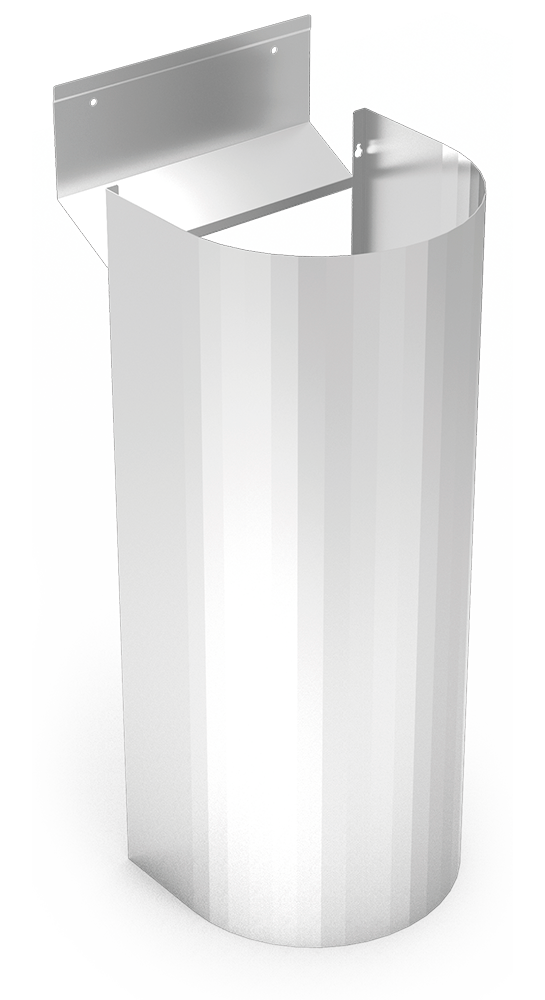 Stainless steel foot for collective hand washbasin