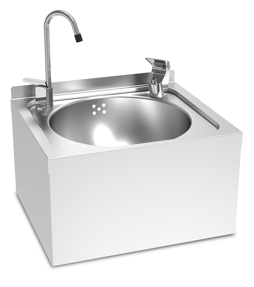 Fontaine inox d´eau fixation murale