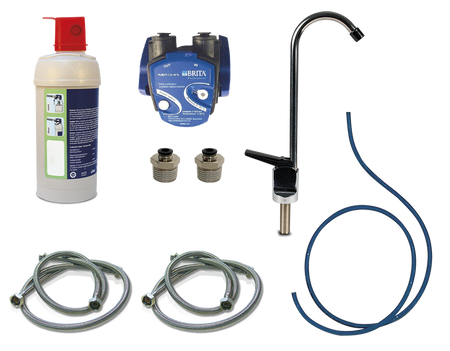 Système filtrant de l eau avec robinet pour remplir des pichets