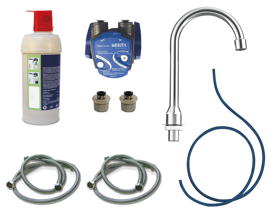 Système filtrant de l eau avec bec de cygne