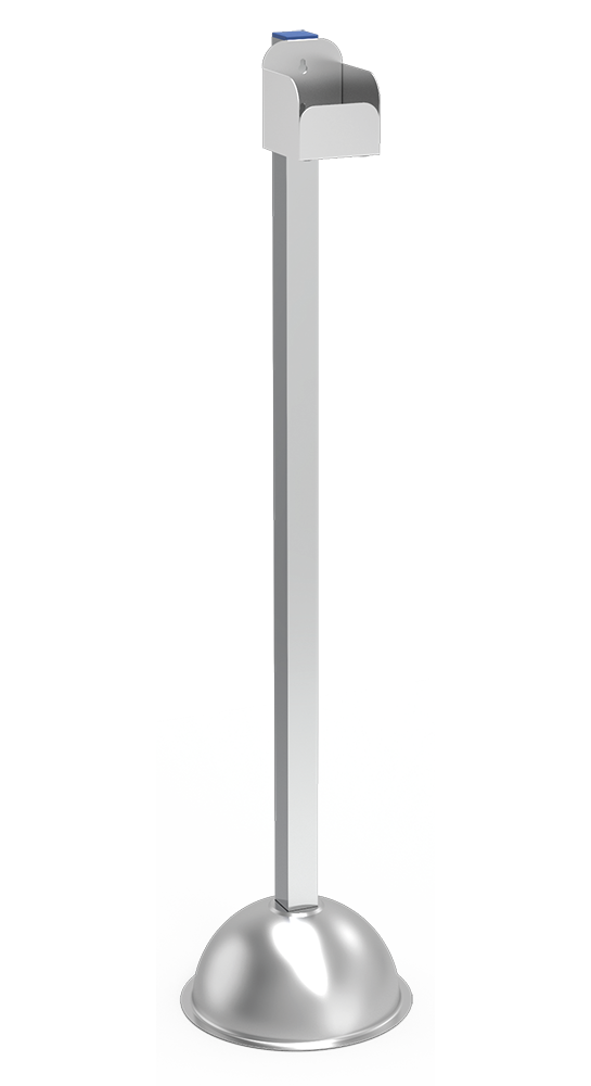 Colonne pour bouteille de gel hydroalcoolique