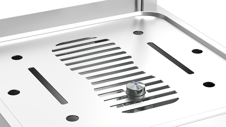 Manual stainless steel boot washer