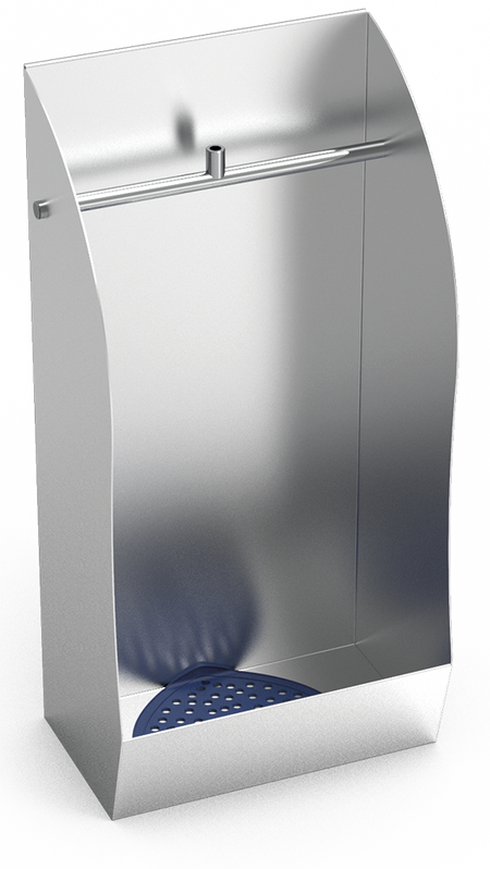 Urinoir inox individuel