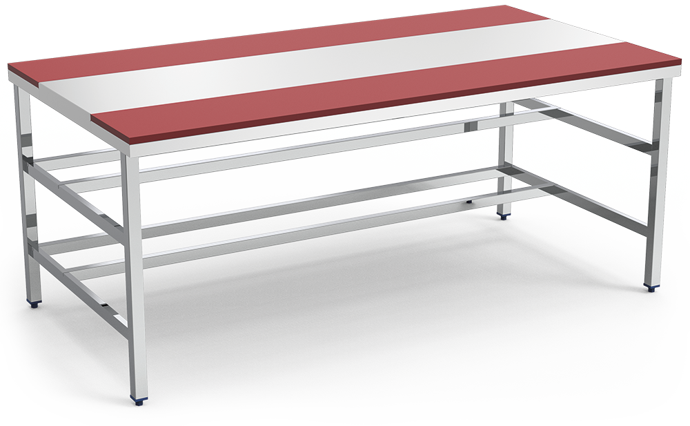 Quartering red table | Lioninox