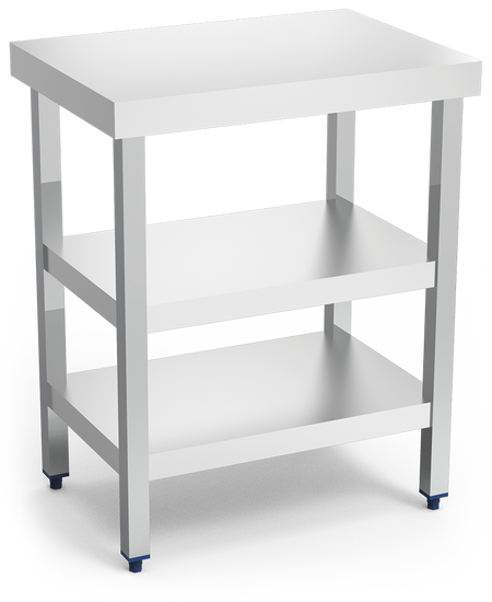 Table inox 2 étagères spéciale trancheus