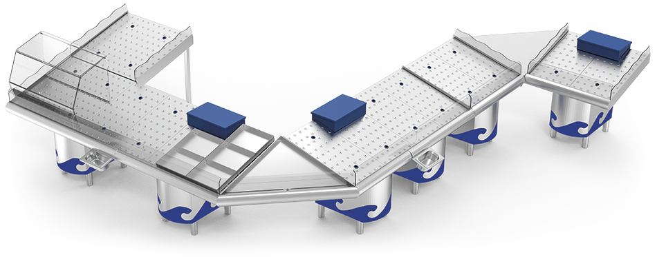 Triangle intérieur pour faire coin à l´étal