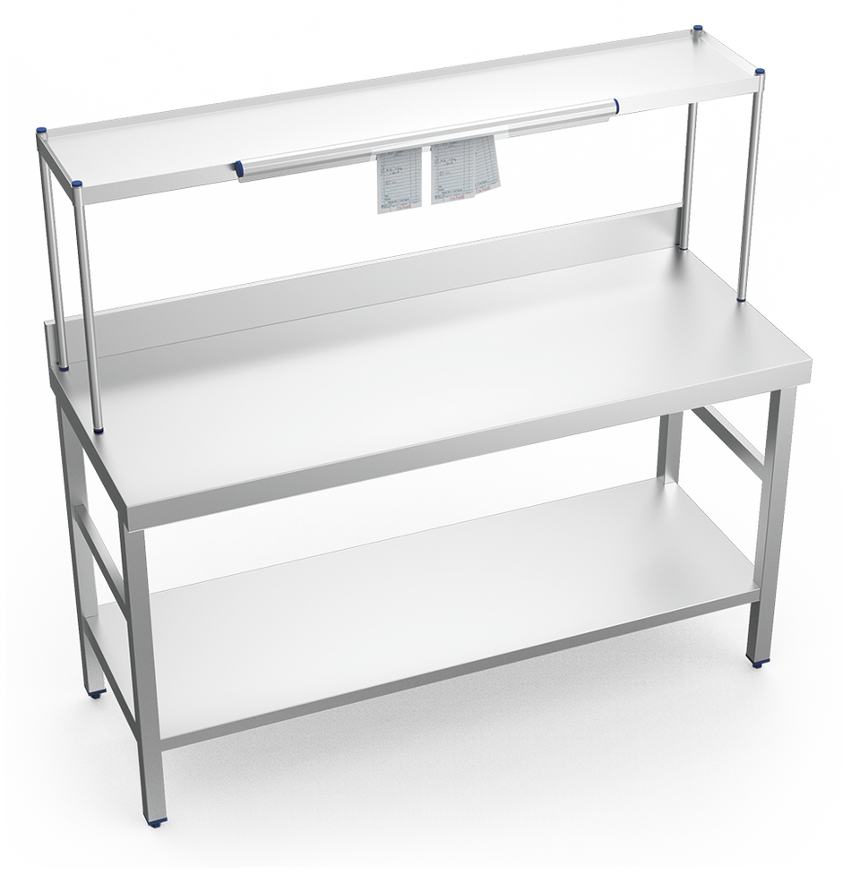 Étagère inox à poser sur table