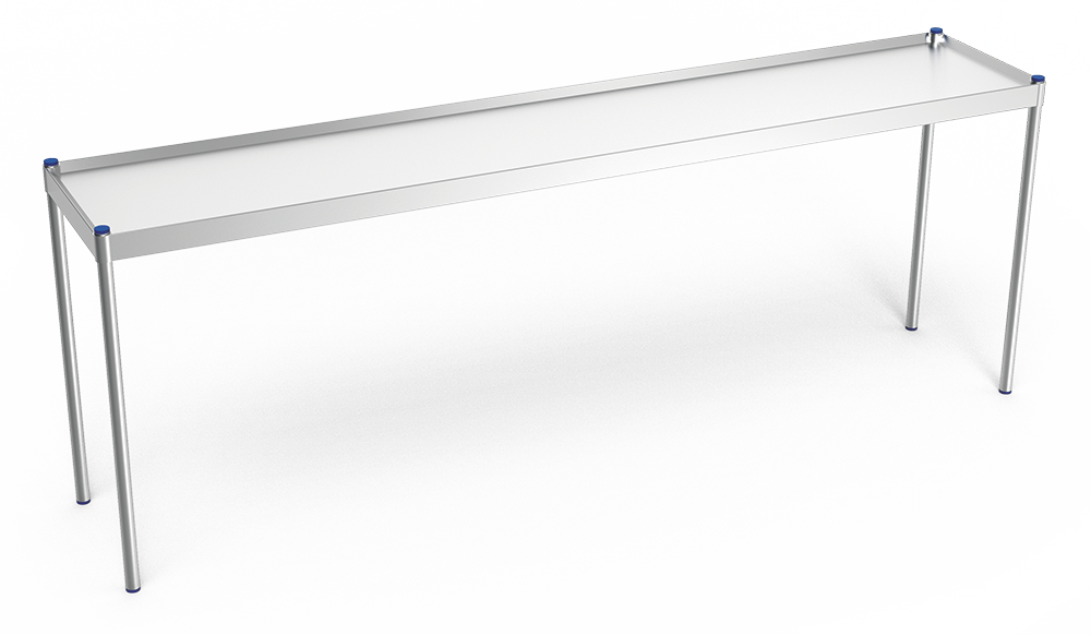 Étagère inox à poser sur table