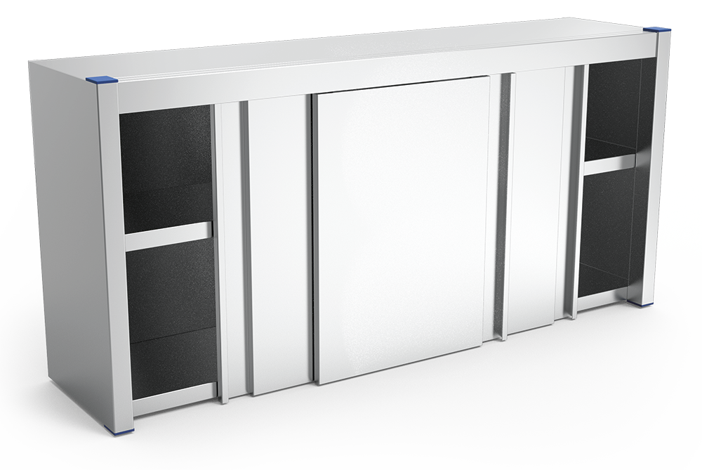 Armoire inox avec portes coulissantes. Placard inox professionnel.